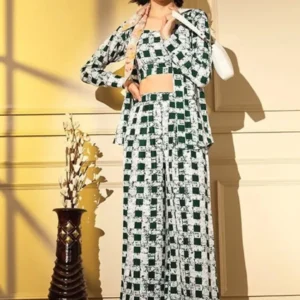 Printed Designer Western Co-Ords With Blouse Set Collection