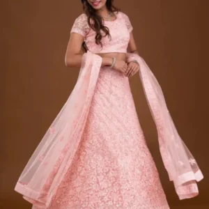 Sequins Net Readymade Lehenga