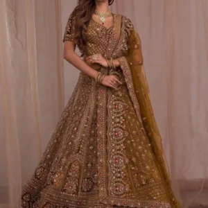 Zariwork Velvet Readymade Lehenga
